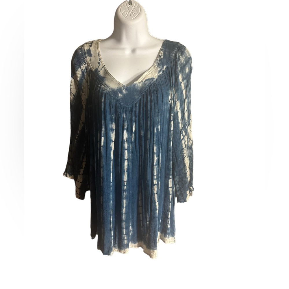 NWT. Lovely Blouse By Sacred Threads. BL/RD 7. 220183 - Picture 1 of 5